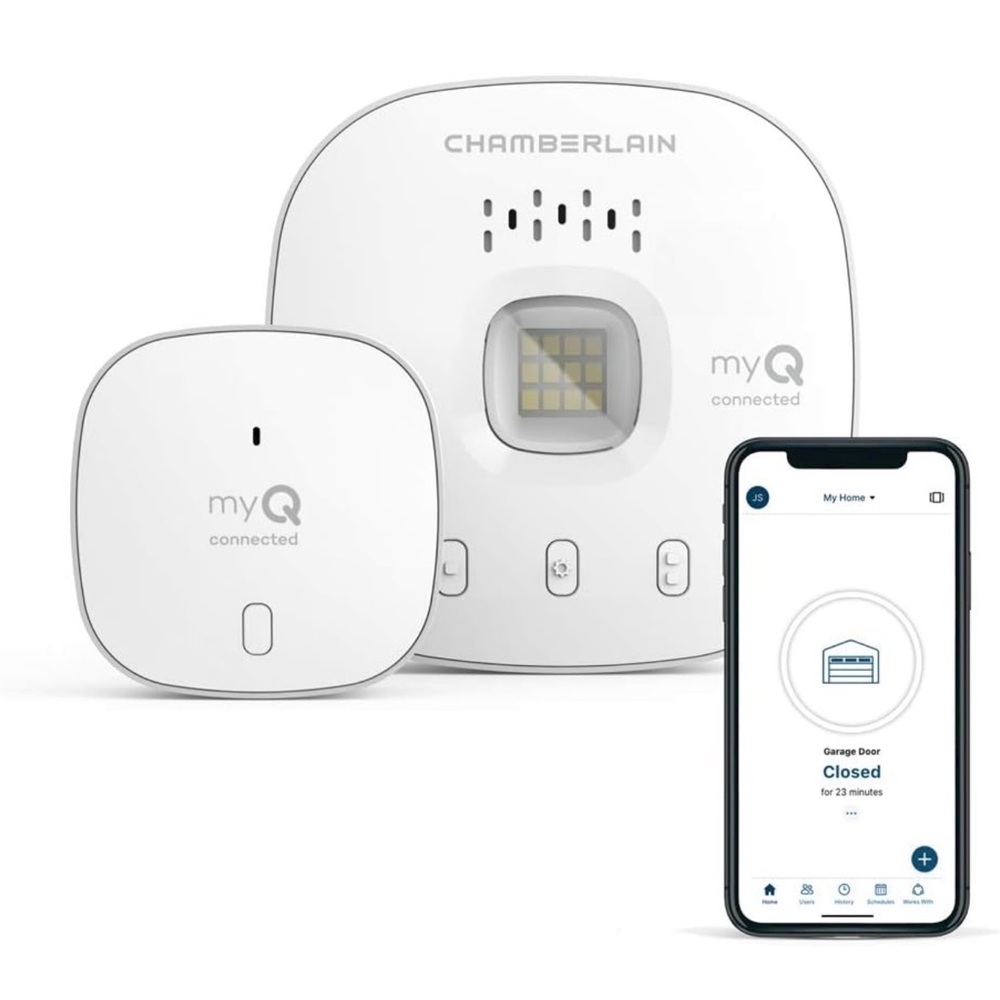 CHAMBERLAIN Smart Garage Control - Wireless Garage Hub and Sensor with Wifi